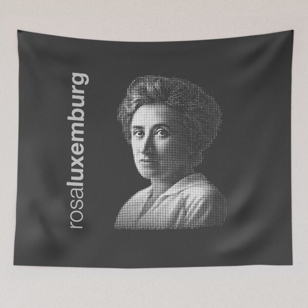 Item preview, Rosa Luxemburg halftone poster designed and sold by CMYKStudio.