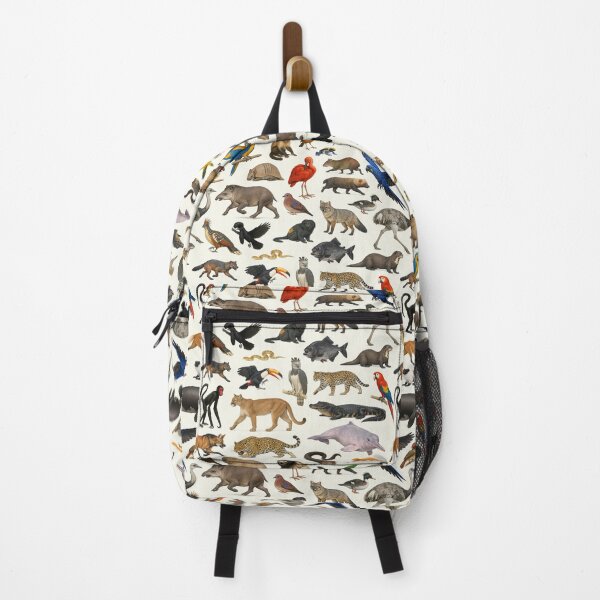 Item preview, Animals of Brazil Retro Style Wildlife Identification Chart designed and sold by kakarikihill.