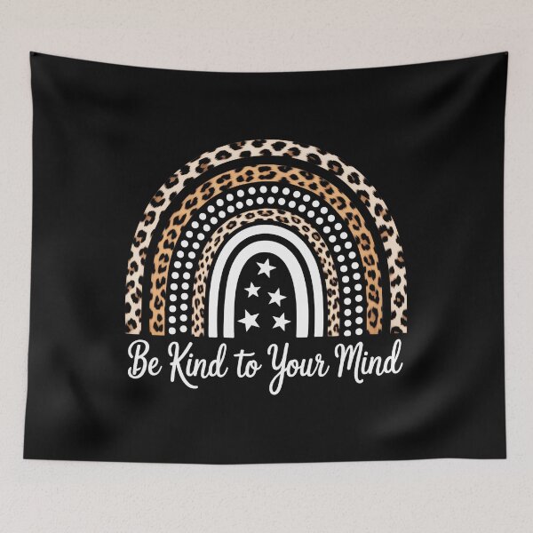Item preview, Be Kind To Your Mind Mental Health Awareness Rainbow designed and sold by PunkNation-Arts.