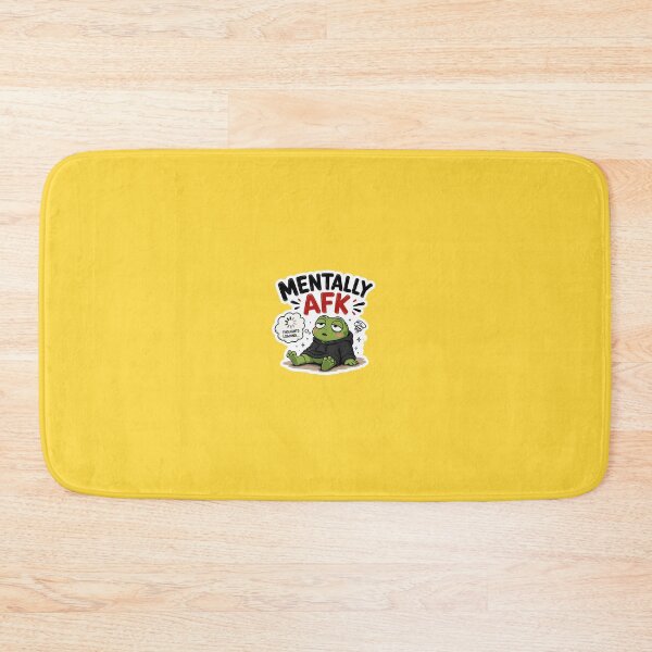 Item preview, Mentally AFK Funny Frog Sticker | Brain Not Responding Meme | Relatable Gen Z Humor designed and sold by Digital_products_0111.