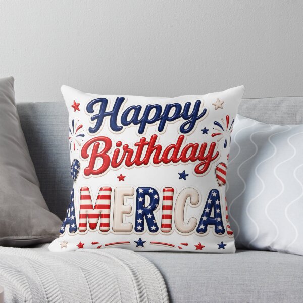 Item preview, Happy Birthday America, 4th of July, Independence Day, 250th anniversary, Holiday, Perfect for BBQ,  designed and sold by ShayeCollective.