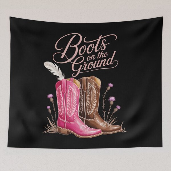 Item preview, Boots On The Ground Juneteenth Cowgirl Where Them Fans  designed and sold by PunkNation-Arts.