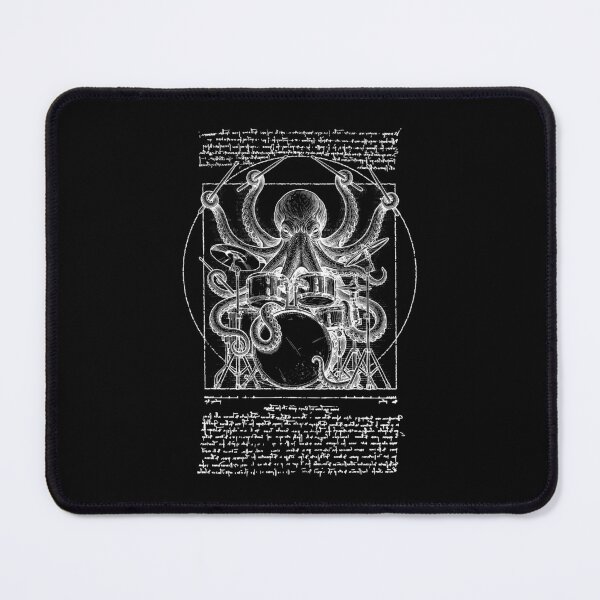 Item preview, Drummer Drums Octopus Percussion Vitruvian Da Vinci Vintage designed and sold by GrandeDuc.