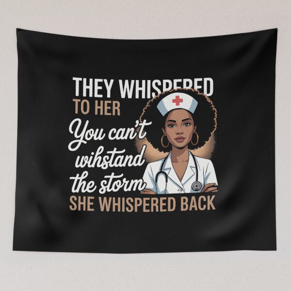 Item preview, Black History Nursing Nurse Proud African American Ladies  designed and sold by PunkNation-Arts.