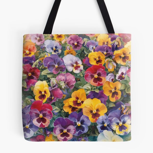Item preview, Pansy Flowers. Sticker Set 1 designed and sold by Poplartree.
