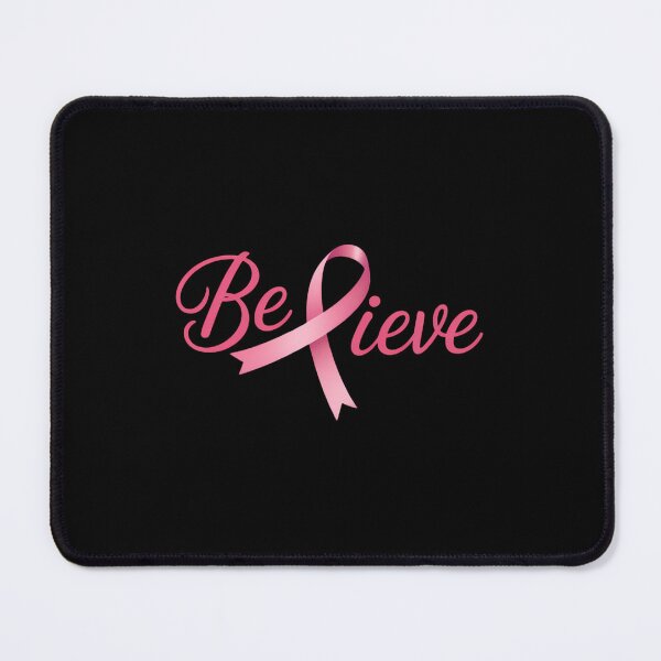 Item preview, Breast Cancer Awareness Believe Pink Ribbon designed and sold by PunkNation-Arts.