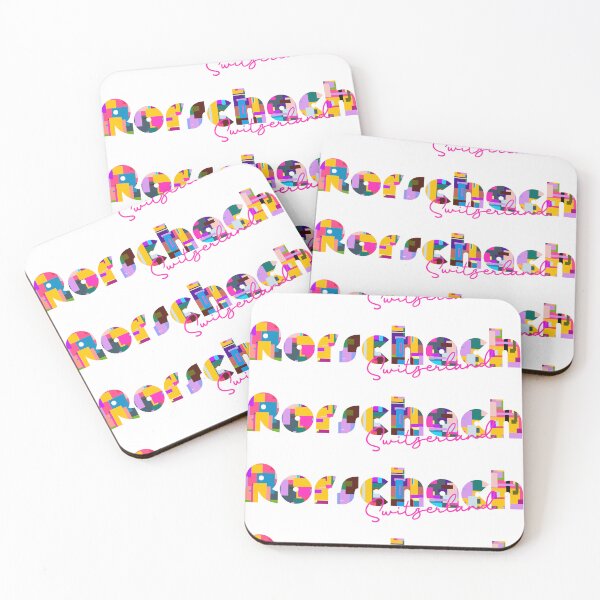 Item preview, Rorschach, Switzerland, Vibrant Abstract City Typography Art designed and sold by Wanderful-roads.