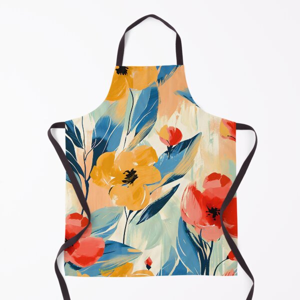 Item preview, Impressionism-Style Red And Yellow Floral Digital Painting designed and sold by DEC02.
