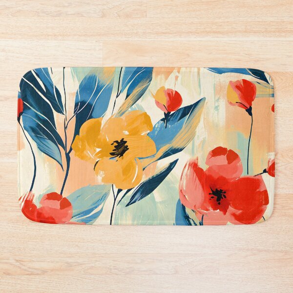 Item preview, Impressionism-Style Red And Yellow Floral Digital Painting designed and sold by DEC02.