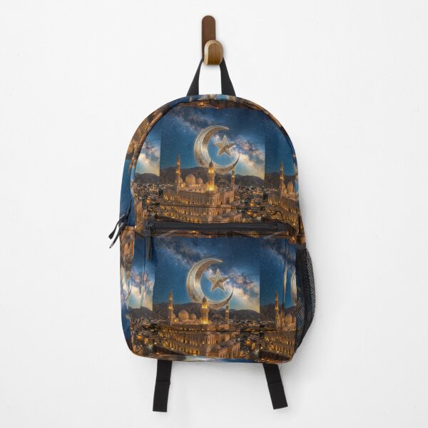 Item preview, Majestic Mosque Under Starry Night Sky designed and sold by RoyalDeluxGo.