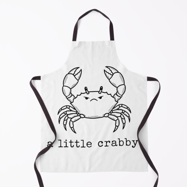 Item preview, A Little Crabby - Funny Grumpy Crab Pun designed and sold by Shivartdesign36.