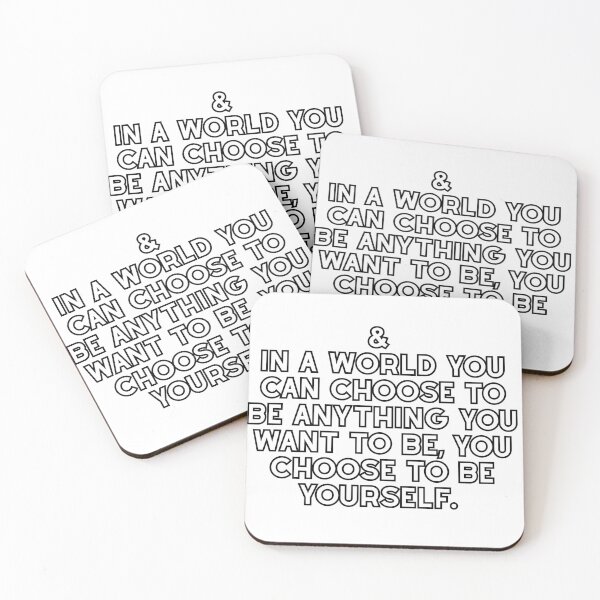 Item preview, In a world you can be anything, you choose to be yourself designed and sold by Sarah-Smash.
