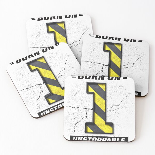 Item preview, Born on 1 Unstoppable – Birthday Number 1 Graphic, Motivational Grunge Design, Industrial Style designed and sold by amareshdas008.