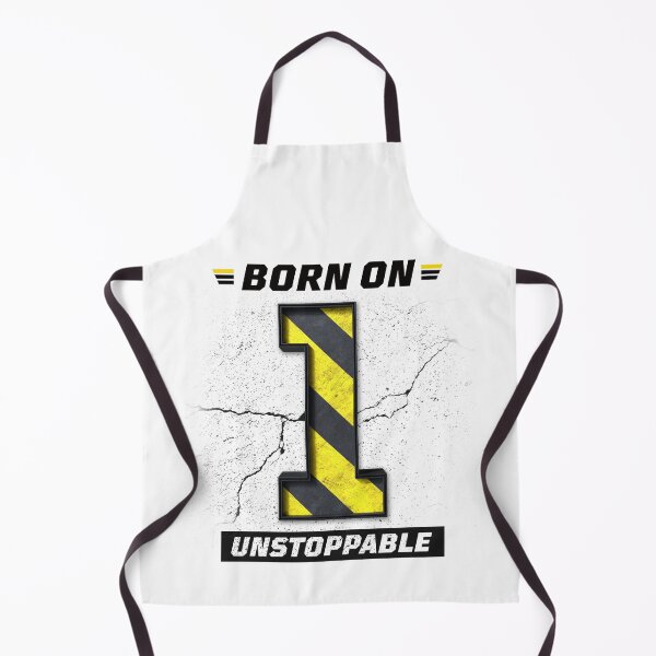 Item preview, Born on 1 Unstoppable – Birthday Number 1 Graphic, Motivational Grunge Design, Industrial Style designed and sold by amareshdas008.