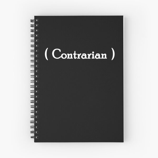 Item preview, Iconic Label - "Contrarian" White Lettering designed and sold by cousinbessie.