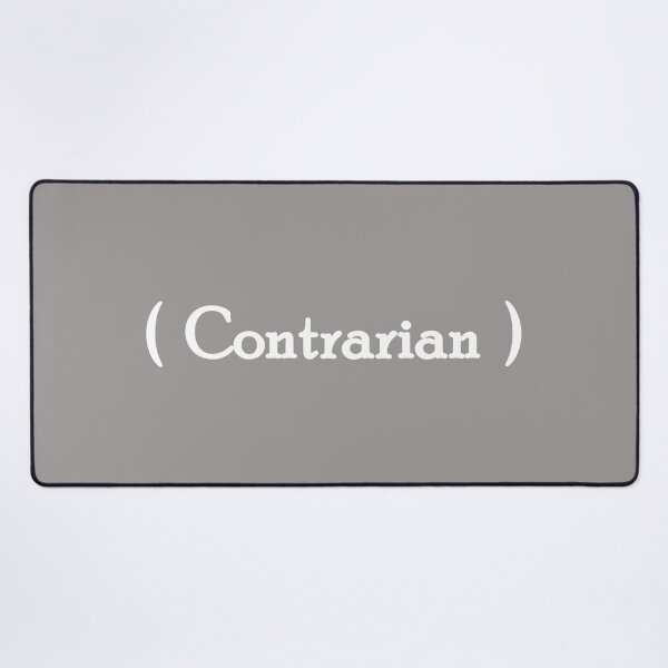 Item preview, Iconic Label - "Contrarian" White Lettering designed and sold by cousinbessie.