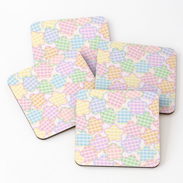Item preview, Cute Star Parades on Pastel Pink-White Stripe Background designed and sold by kindacute-shop.