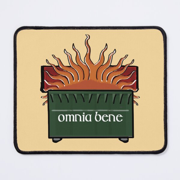 Item preview, Medieval Dumpster Fire Latin designed and sold by Donnahuntriss.