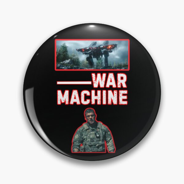Item preview, War Machine Netflix designed and sold by WoodburyLake.