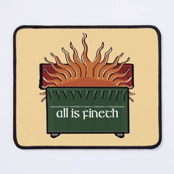 Item preview, Medieval Dumpster Fire  designed and sold by Donnahuntriss.
