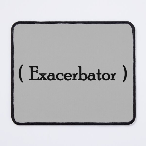 Item preview, Iconic Label - "Exacerbator" Black Lettering designed and sold by cousinbessie.