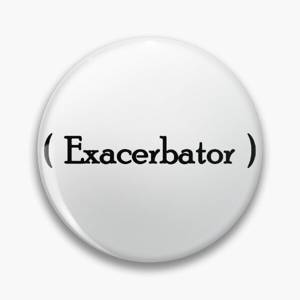 Item preview, Iconic Label - "Exacerbator" Black Lettering designed and sold by cousinbessie.