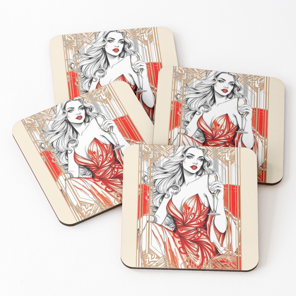 Item preview, Coasters (Set of 4) designed and sold by Raine2Shine.