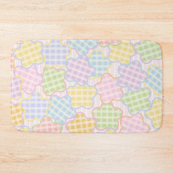 Item preview, Pastel Star Parades on Pink-White Stripe Background designed and sold by kindacute-shop.