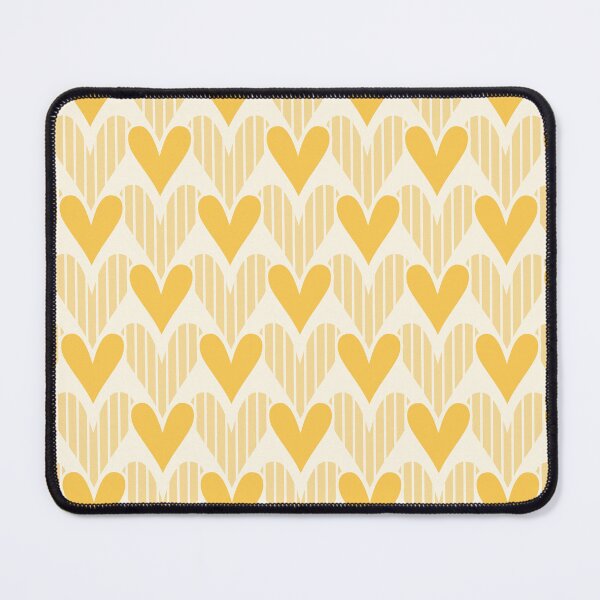 Item preview, Yellow hearts seamless pattern designed and sold by Mint + Midnight.