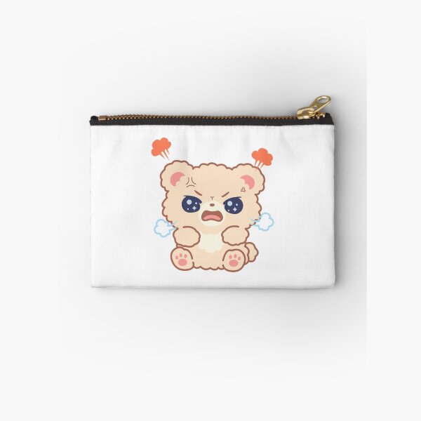 Item preview, Cute Angry Pastel Bear Cartoon Illustration designed and sold by VioArtCreations.