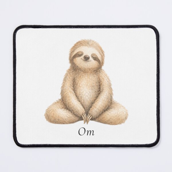 Item preview, Sloth Om T-Shirt – Funny Zen Sloth Shirt designed and sold by FunscapeHQ.