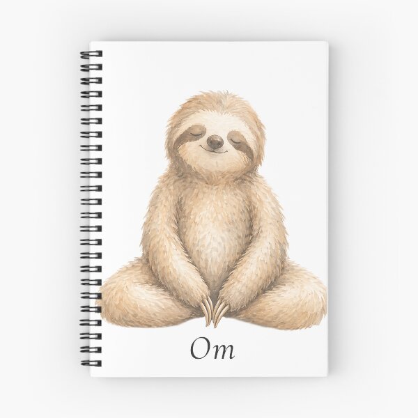 Item preview, Sloth Om T-Shirt – Funny Zen Sloth Shirt designed and sold by FunscapeHQ.