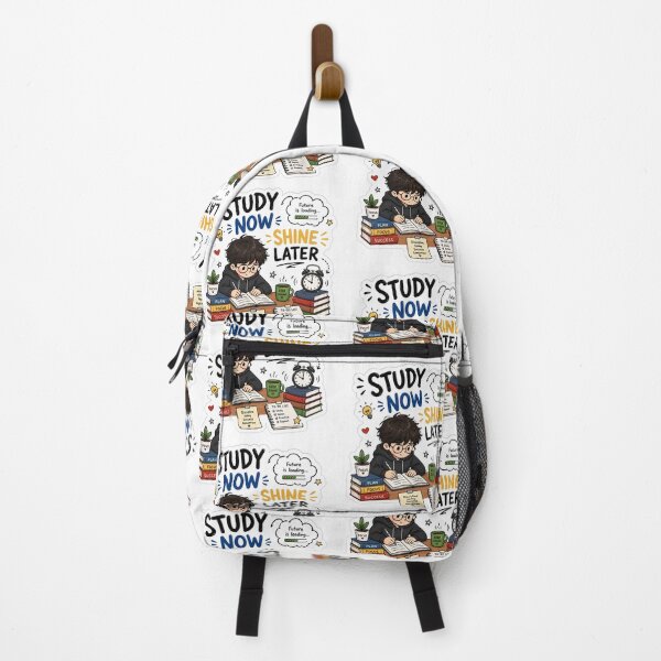 Item preview, Study Now Shine Later Sticker | Student Motivation Aesthetic | Focus & Success Design designed and sold by Ishratparween11.