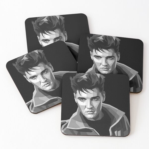 Artikelvorschau, Elvis Presley in Graustufen entworfen und verkauft von Japanese art.