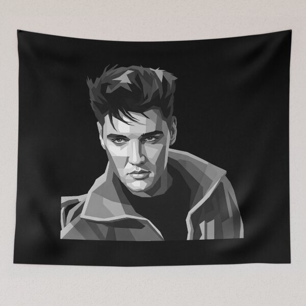 Item preview, Elvis Presley grayscale  designed and sold by Japanese art.