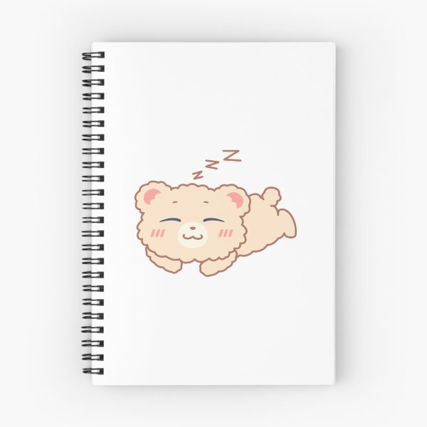 Item preview, Cute Sleeping Bear Kawaii Pastel Illustration designed and sold by VioArtCreations.