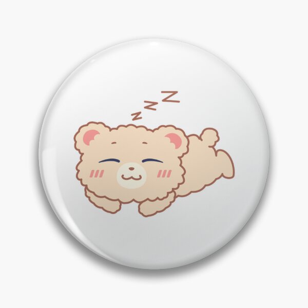Item preview, Cute Sleeping Bear Kawaii Pastel Illustration designed and sold by VioArtCreations.