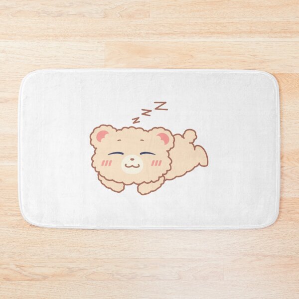 Item preview, Cute Sleeping Bear Kawaii Pastel Illustration designed and sold by VioArtCreations.
