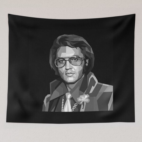Item preview, Elvis Presley grayscale  designed and sold by Japanese art.