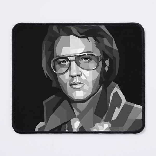 Artikelvorschau, Elvis Presley in Graustufen entworfen und verkauft von Japanese art.
