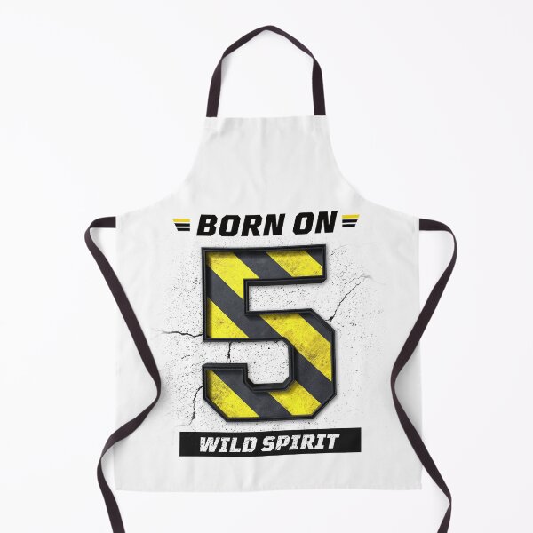 Item preview, Born on 5 Wild Spirit – Birthday Number 5 Shirt, Adventure Lifestyle Graphic, Grunge Industrial Streetwear Design designed and sold by amareshdas008.