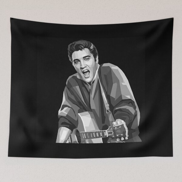 Item preview, Elvis Presley grayscale  designed and sold by Japanese art.