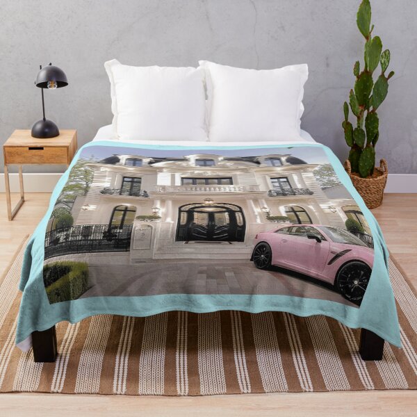 Item preview, French Dream Mansion – Elegant Baroque House with Pink Convertible designed and sold by AiHouses.