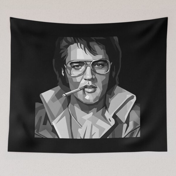 Item preview, Elvis Presley grayscale  designed and sold by Japanese art.