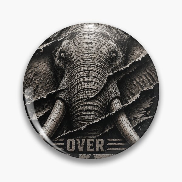 Item preview, Founder Architect Elephant Brutalist Relief Structure Over Hype Canvas Art designed and sold by SavannaStrikes.