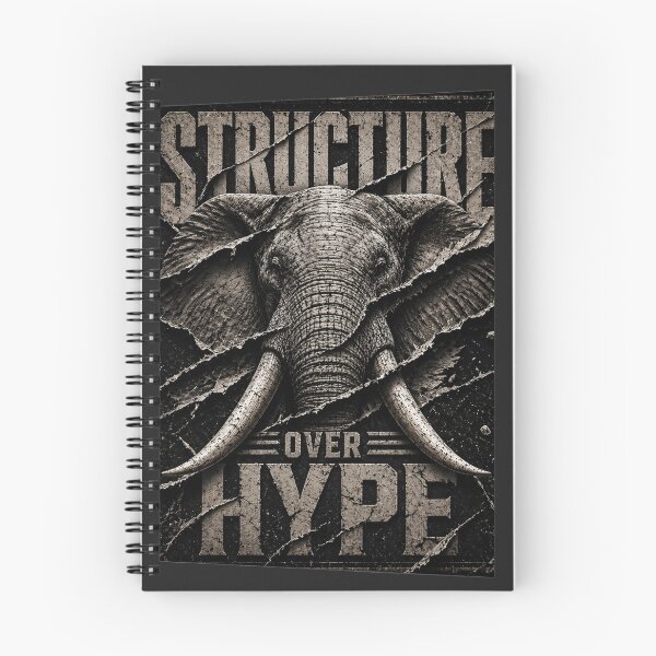 Item preview, Founder Architect Elephant Brutalist Relief Structure Over Hype Canvas Art designed and sold by SavannaStrikes.