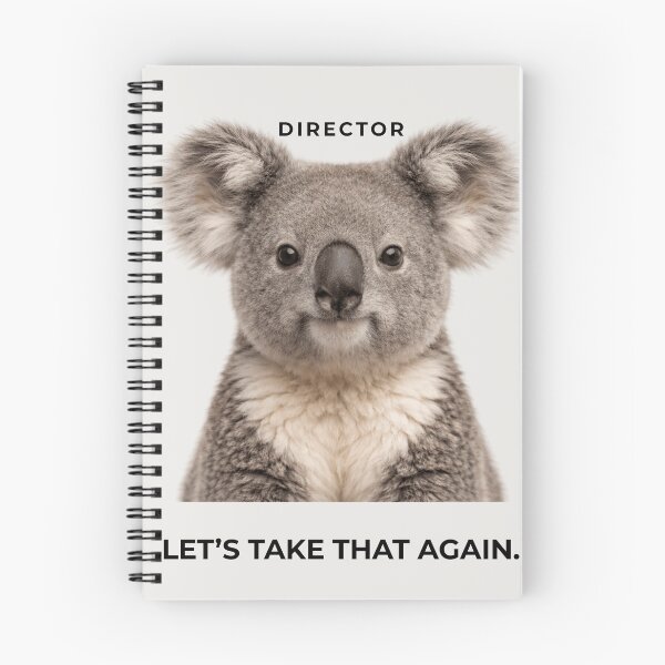 Item preview, Theatre Director Koala - Let's Take That Again Funny Theatre Design designed and sold by Creature-Truths.