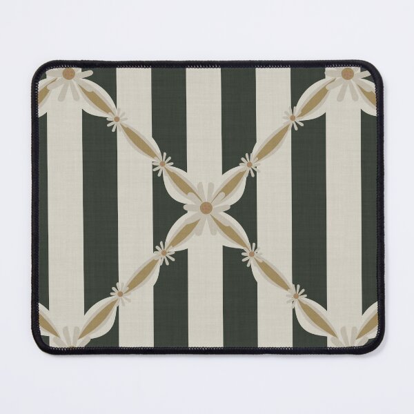 Item preview, Happy Daisy Trellis And Stripe. designed and sold by SalsySafrano.
