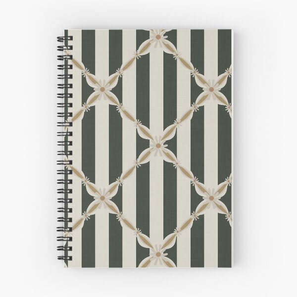 Item preview, Happy Daisy Trellis And Stripe. designed and sold by SalsySafrano.