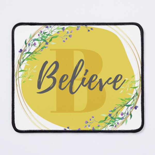 Item preview, Letter B Believe Minimalist Botanical Alphabet Modern Sanctuary designed and sold by lifeblessbeyond.